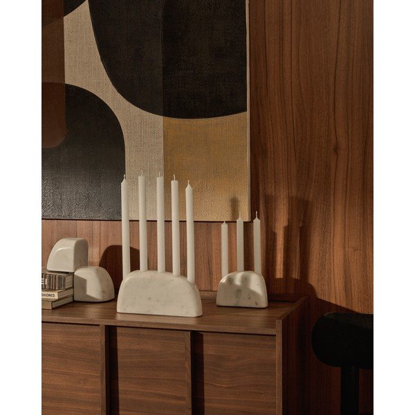 Kamnit svečnik Signe – Kave Home-image-1