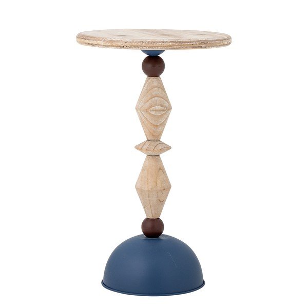 Okrogla stranska mizica iz masivne jelke ø 30 cm Mannelli – Bloomingville