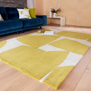 Oker rumena ročno tkana preproga iz recikliranih vlaken 200x290 cm Romy – Asiatic Carpets