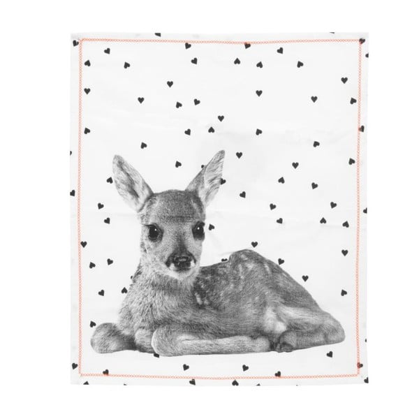 Kuhinjska brisača PT LIVING Hearts Deer, 50 x 70 cm