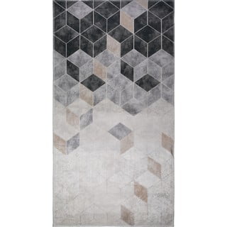 Sivo-kremni pralni tekač 200x80 cm - Vitaus