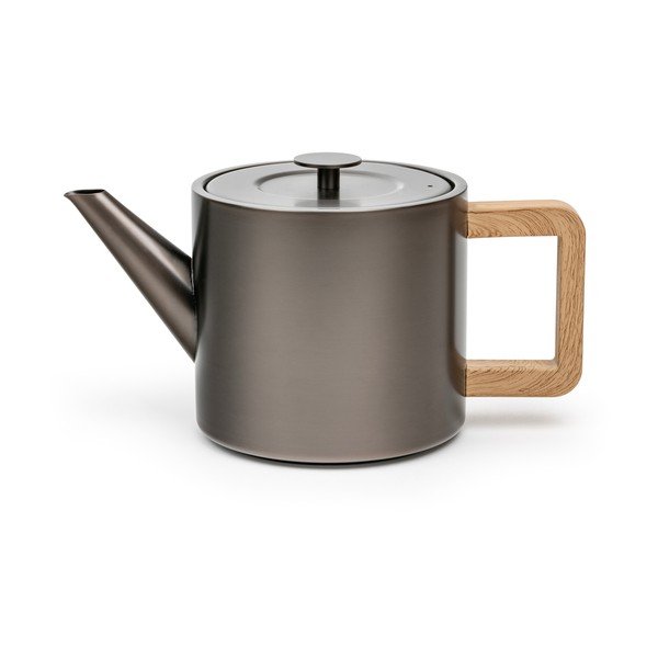 Siv čajnik iz nerjavečega jekla s cedilom 1,1 l Duet Narvik – Bredemeijer