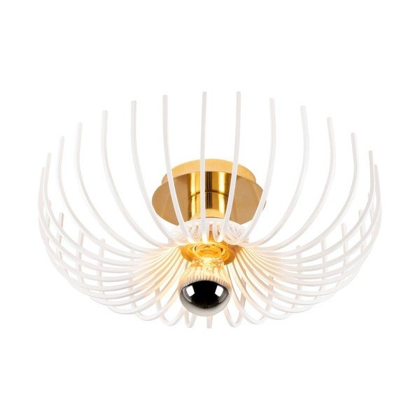 Bela stropna svetilka ø 36 cm Aspendos – Opviq lights