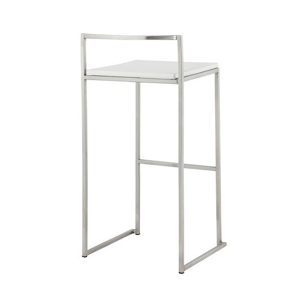 Barski stol z belim sedežem Kokoon Meto, višina sedeža 74 cm-image-4