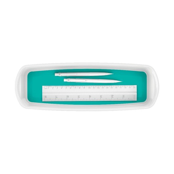 Belo-turkizen pisarniški organizator Leizt MyBox, dolžina 31 cm-image-2