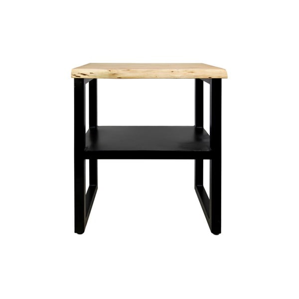 Dodatna mizica iz akacijevega lesa s polico HSM Collection SoHo