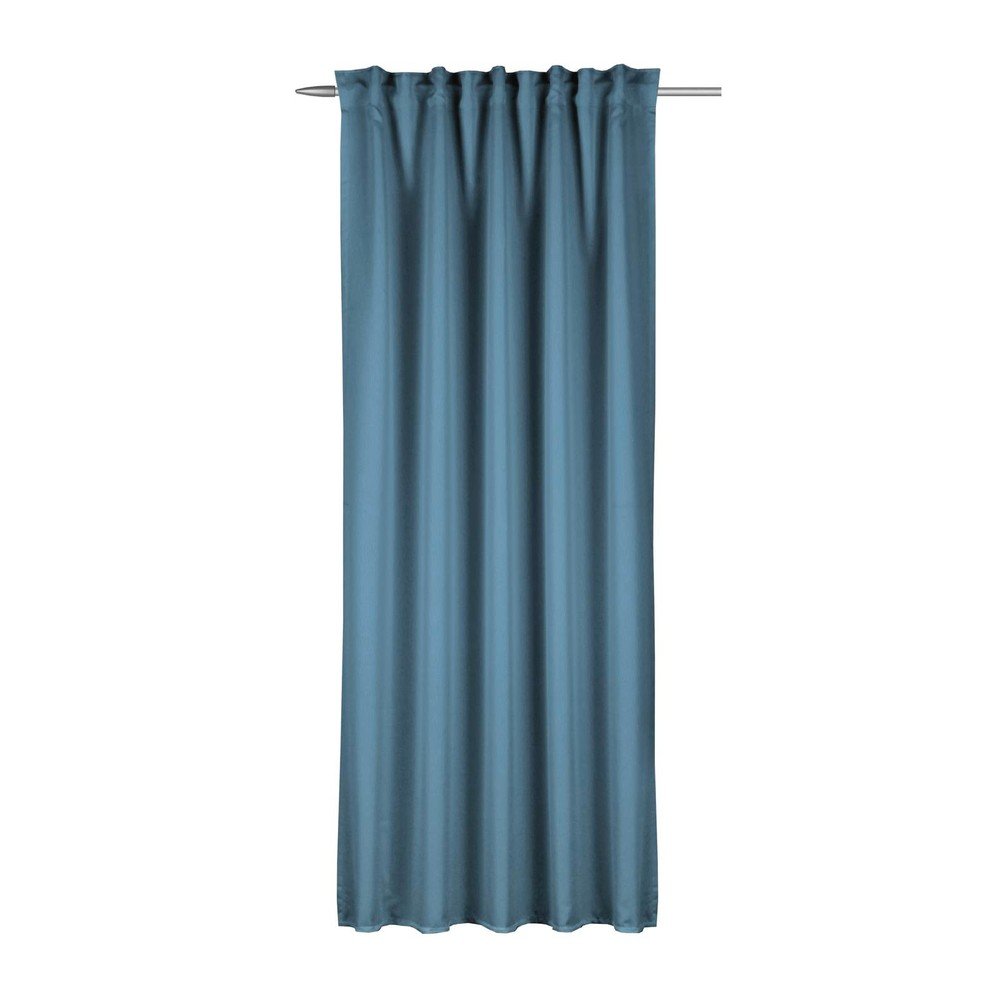 Modra izolacijska zavesa za delno zatemnitev 135x245 cm Jeans