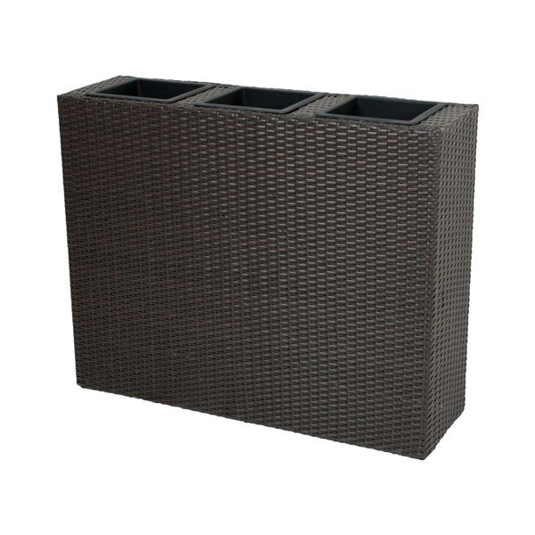Temno rjava vrtna posoda ADDU Room Divider