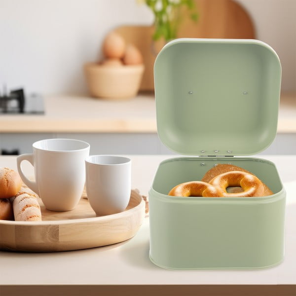 Kovinska posoda za kruh Greenish – Orion-image-1