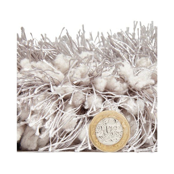 Siva ročno izdelana preproga Think Rugs Montana Puro Silver, 80 x 150 cm-image-2