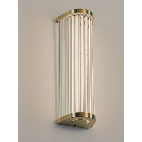 Kovinska LED stenska svetilka v mat zlati barvi Vitree – Nova Luce-image-1