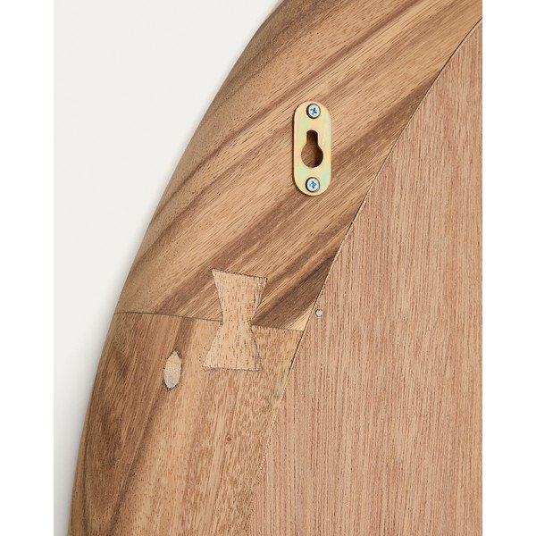 Stensko ogledalo z lesenim okvirjem 60x107 cm Selem – Kave Home-image-4