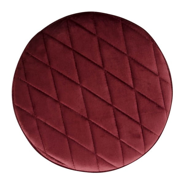 Rdeč žameten puf Bonami Essentials Ejby-image-2