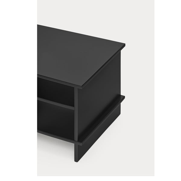 Črna nočna omarica s policami Inari – Teulat-image-4