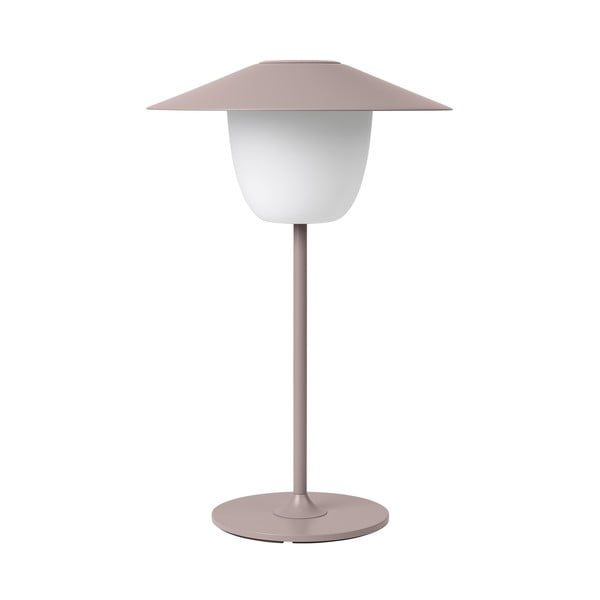 Svetlo rožnata nizka LED svetilka Blomus Ani Lamp