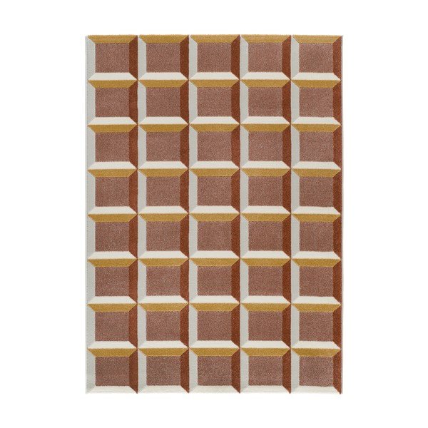 Preproga v barvi terakote 200x290 cm Amara – Universal