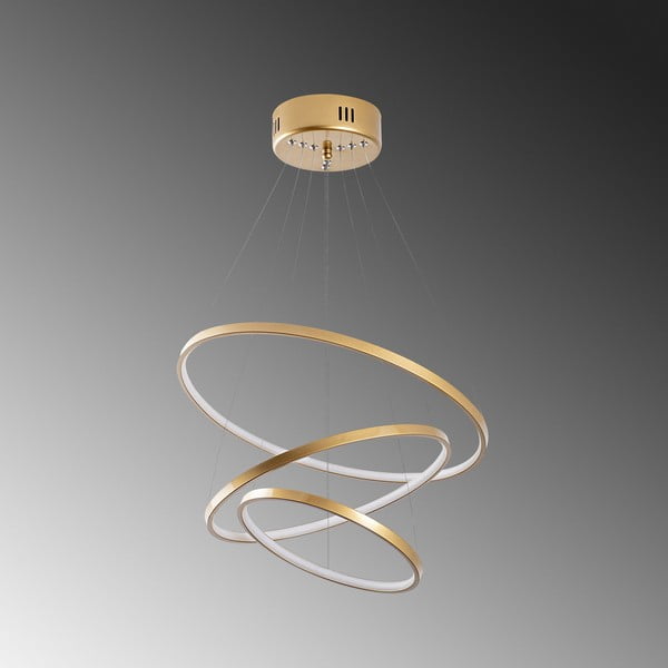 LED viseča svetilka v zlati barvi ø 50 cm Simit – Opviq lights-image-4