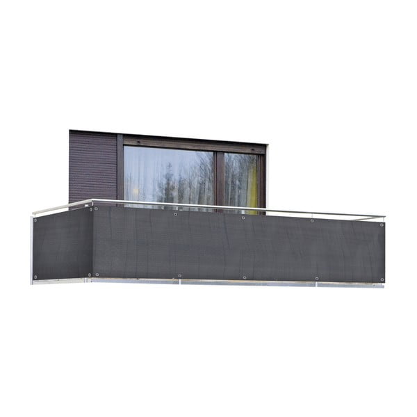 Siva balkonska zaščitna ponjava 500x85 cm - Maximex