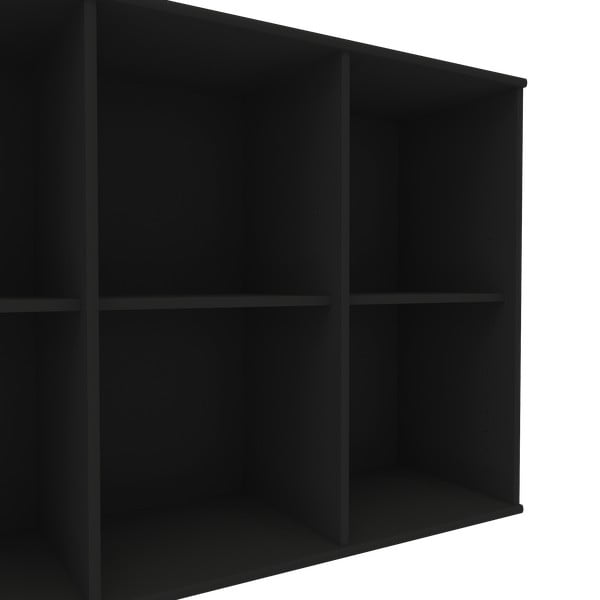 Črn modularni sistem polic 169x69 cm Mistral Kubus - Hammel Furniture-image-4
