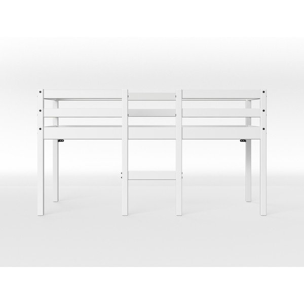 Bela dvignjena borova postelja za otroke Flexa, 70 x 160 cm-image-1