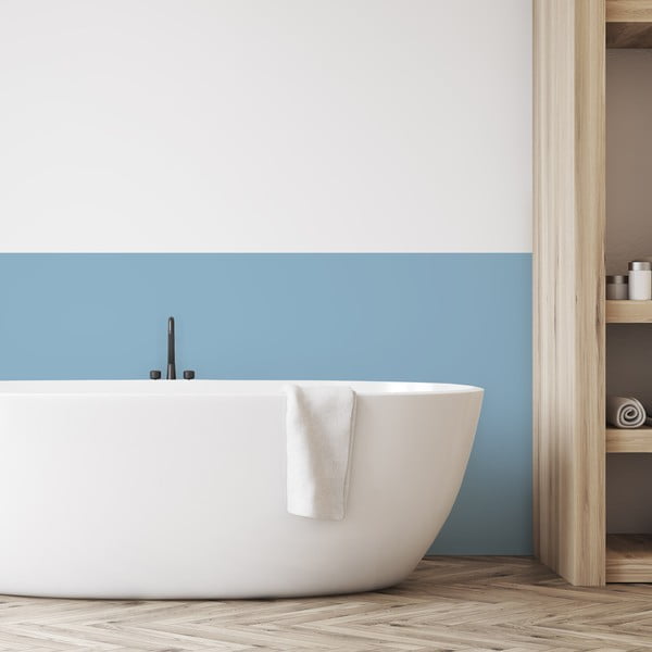 Stenska nalepka 200x60 cm Sky Blue - Ambiance-image-1