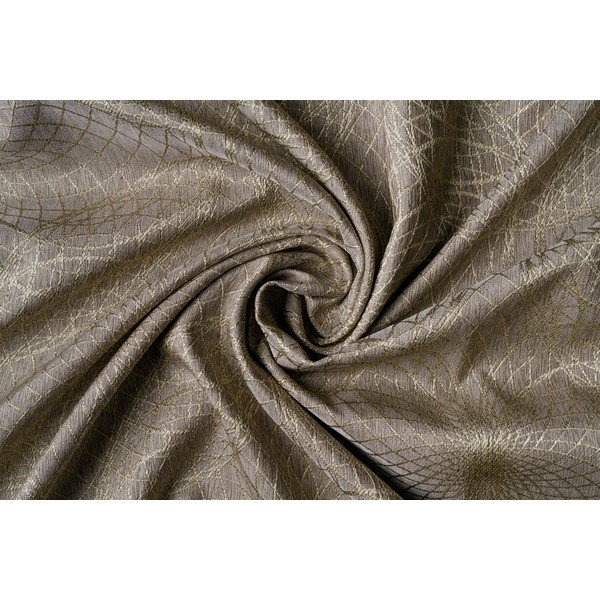 Zavesa v zlati barvi 140x160 cm Elys – Mendola Fabrics-image-1