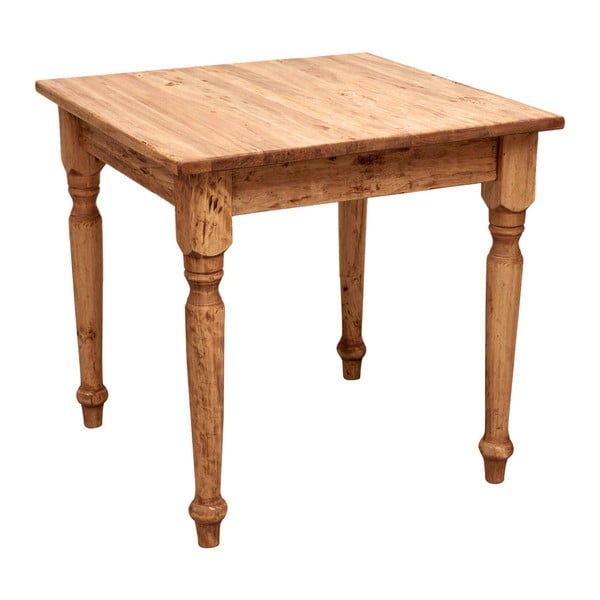 Biscottini Countryside jedilna miza iz lipovega lesa, 80 x 80 cm