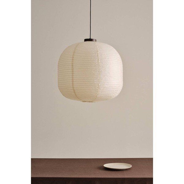 Bež papirnata viseča svetilka ø 65 cm Selma – Jotex-image-2