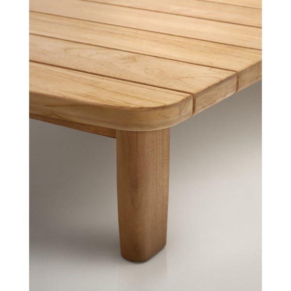 Vrtna miza iz tikovine 70x140 cm Tirant - Kave Home-image-4