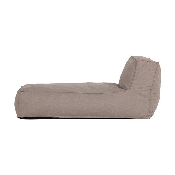 Sivo-bež oblazinjen vrtni ležalnik Velora – WOOOD-image-3