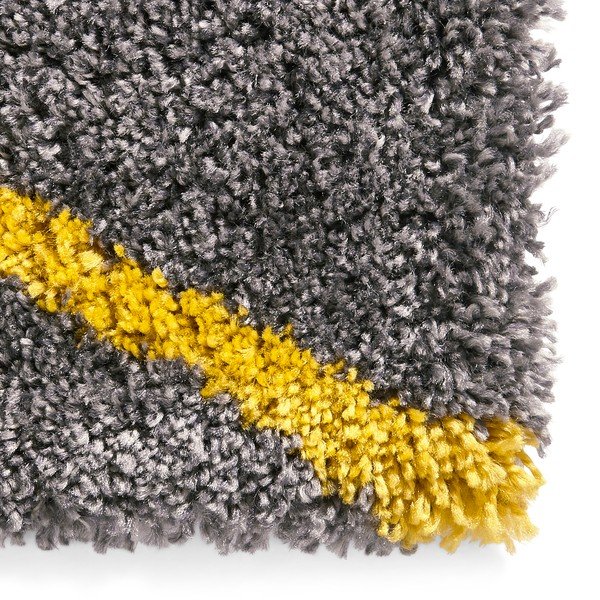 Sivo-rumena preproga Think Rugs Royal Nomadic Grey & Yellow, 120 x 170 cm-image-4