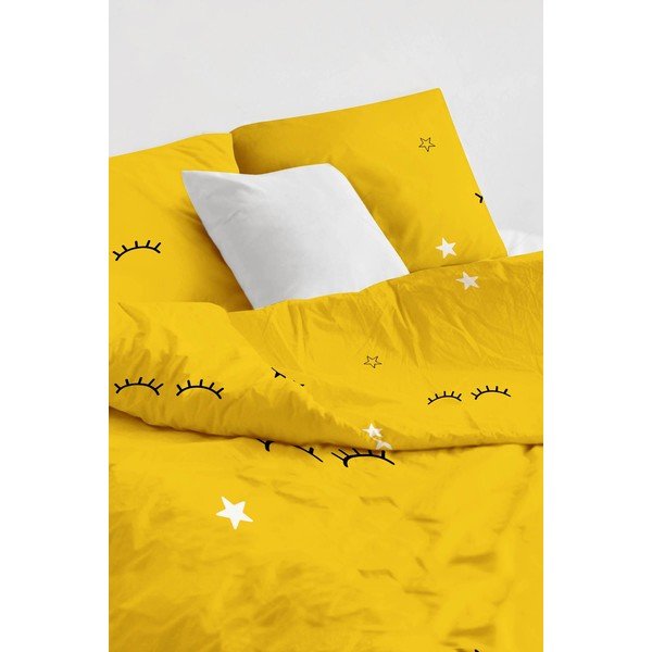 Rumena enojna otroška posteljnina 140x200 cm Dide – Mijolnir-image-2
