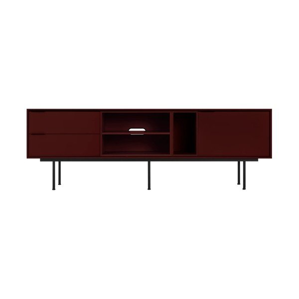 Bordo rdeča TV omarica 189x61x42 cm Mod – noo.ma