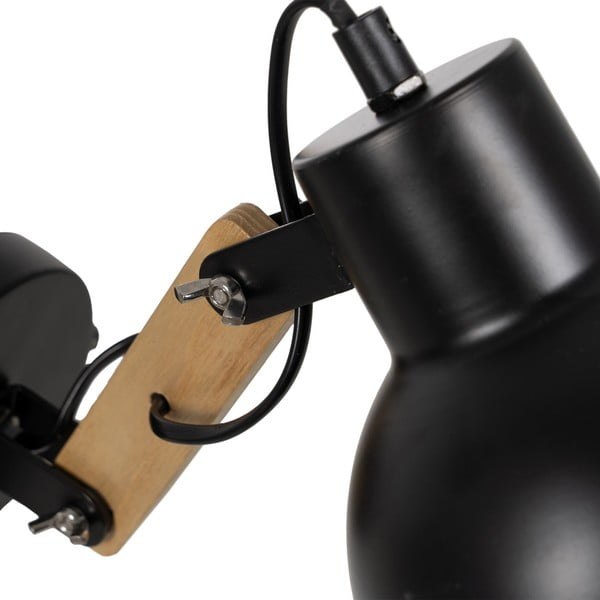 Črna/naravna stenska svetilka – Ixia-image-4