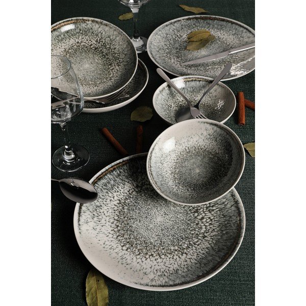 Jedilni set iz porcelana 18 kos Midnight Sky - Güral Porselen-image-1