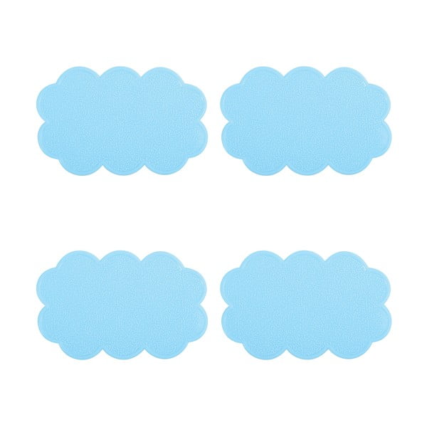 Otroške protizdrsne podloge za kad 4 ks 9x14,5 cm Nuages – MSV