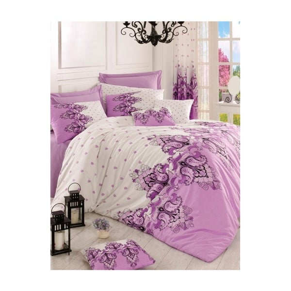 Vijolična posteljnina za eno osebo Marie, 160 x 220 cm