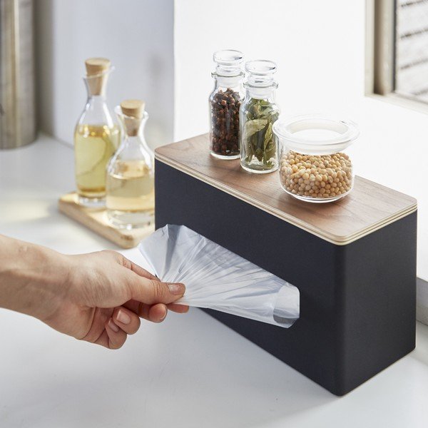 Kovinska škatla za robčke Rin – YAMAZAKI-image-1