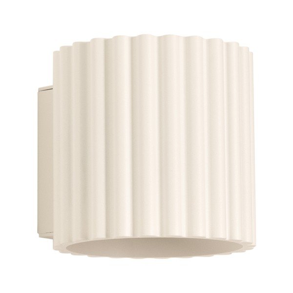 Kremno bela stenska svetilka ø 10 cm Zora – Sollux