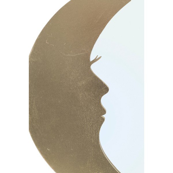 Stensko ogledalo z zlatimi detajli Mauro Ferretti Moon, ø 72,5 cm-image-4