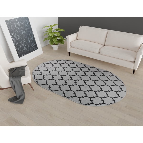 Temno siva pralna preproga 120x180 cm – Vitaus-image-1