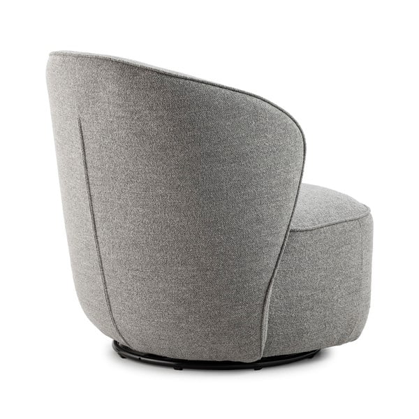 Svetlo siv vrtljiv fotelj Edna – MOME-image-3