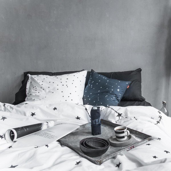 Bombažna odeja Blanc Constellation, 240 x 260 cm-image-2