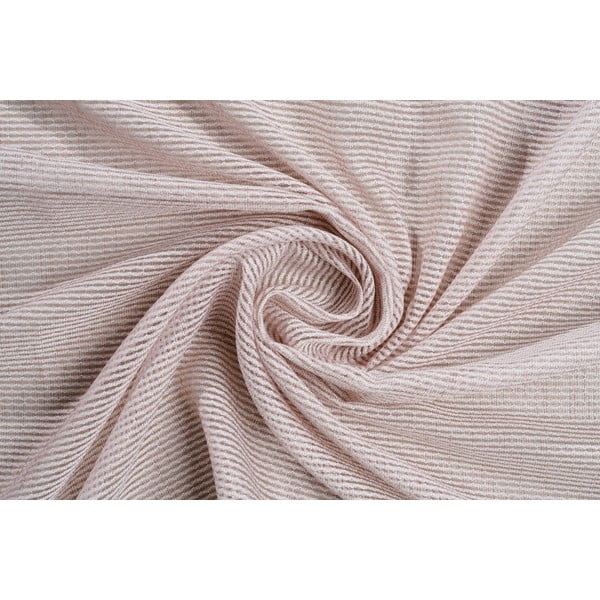 Rožnata prosojna zavesa 140x260 cm Modena – Mendola Fabrics-image-1