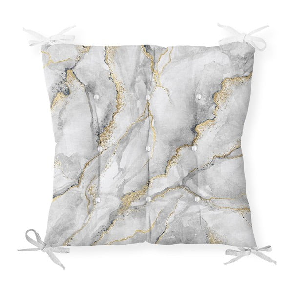 Sedežna blazina Minimalist Cushion Covers Marble Grey Gold, 40 x 40 cm