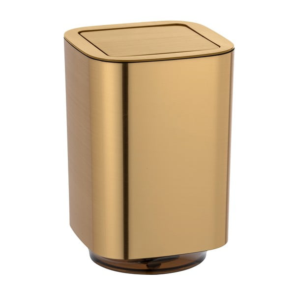 Kopalniški koš za smeti v zlati barvi Wenko Auron-image-1