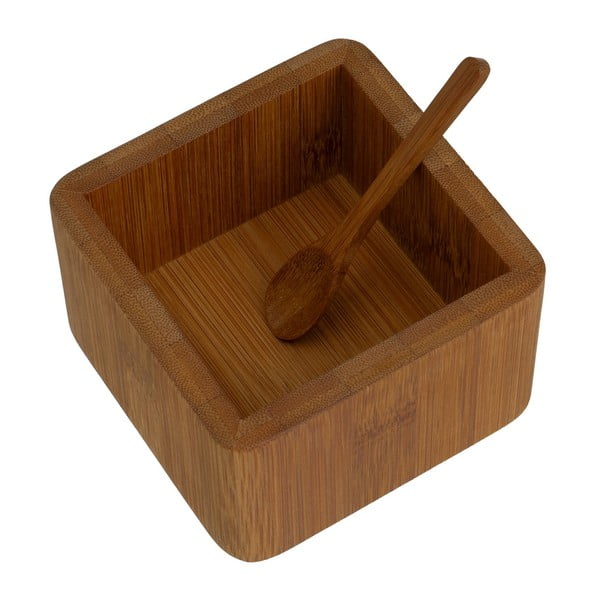 Posoda za sol Bamboo Walnut – Casa Selección-image-1
