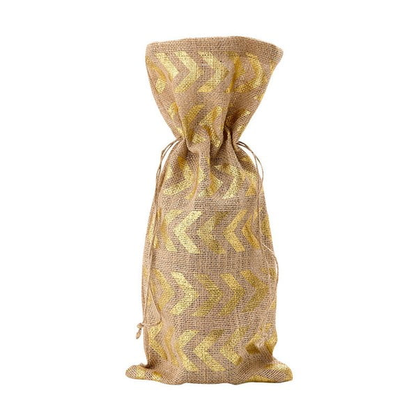 Vinska torba z zlatimi detajli Ladelle Dash
