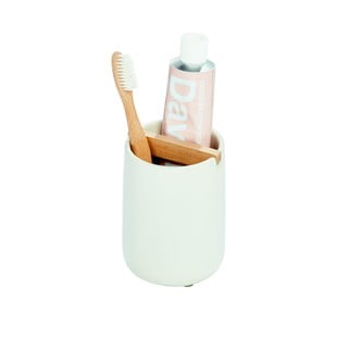 Bel keramični lonček za zobne ščetke iDesign Eco Vanity