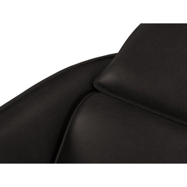 Črn usnjen fotelj Hubble – Windsor & Co Sofas-image-4